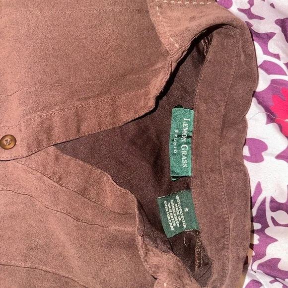 Brown Button Down Shirt - Picture 2 of 3